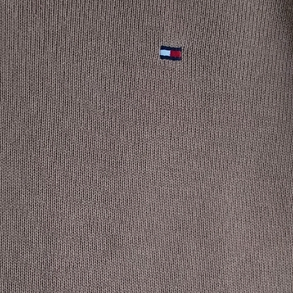 Tommy Hilfiger Tan Zip-Up Sweater - Picture 5 of 5